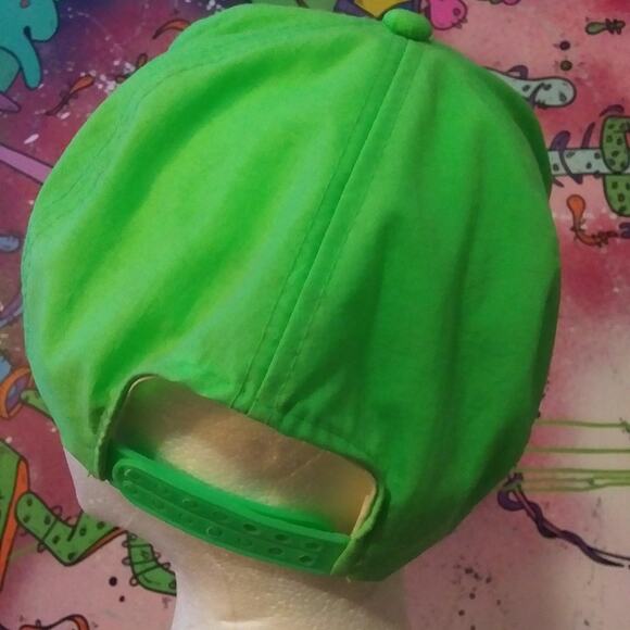 90s Nickelodeon - Universal Studios FL - U-Pick Nick! - Slime Green Snapback Hat - Picture 2 of 3